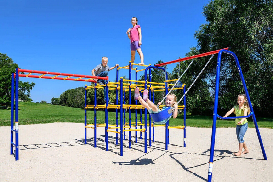 ActivPlay Modular Jungle Gym with Swing Set and Monkey Bars Kit.jpg